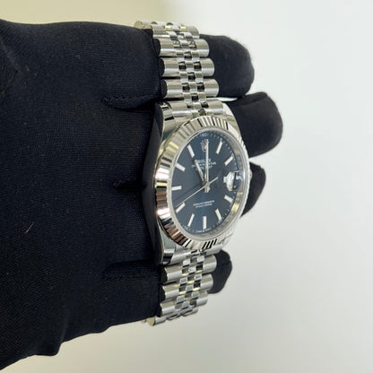 Rolex Datejust 41mm Blue Dial Watch Ref# 126334 - Happy Jewelers Fine Jewelry Lifetime Warranty