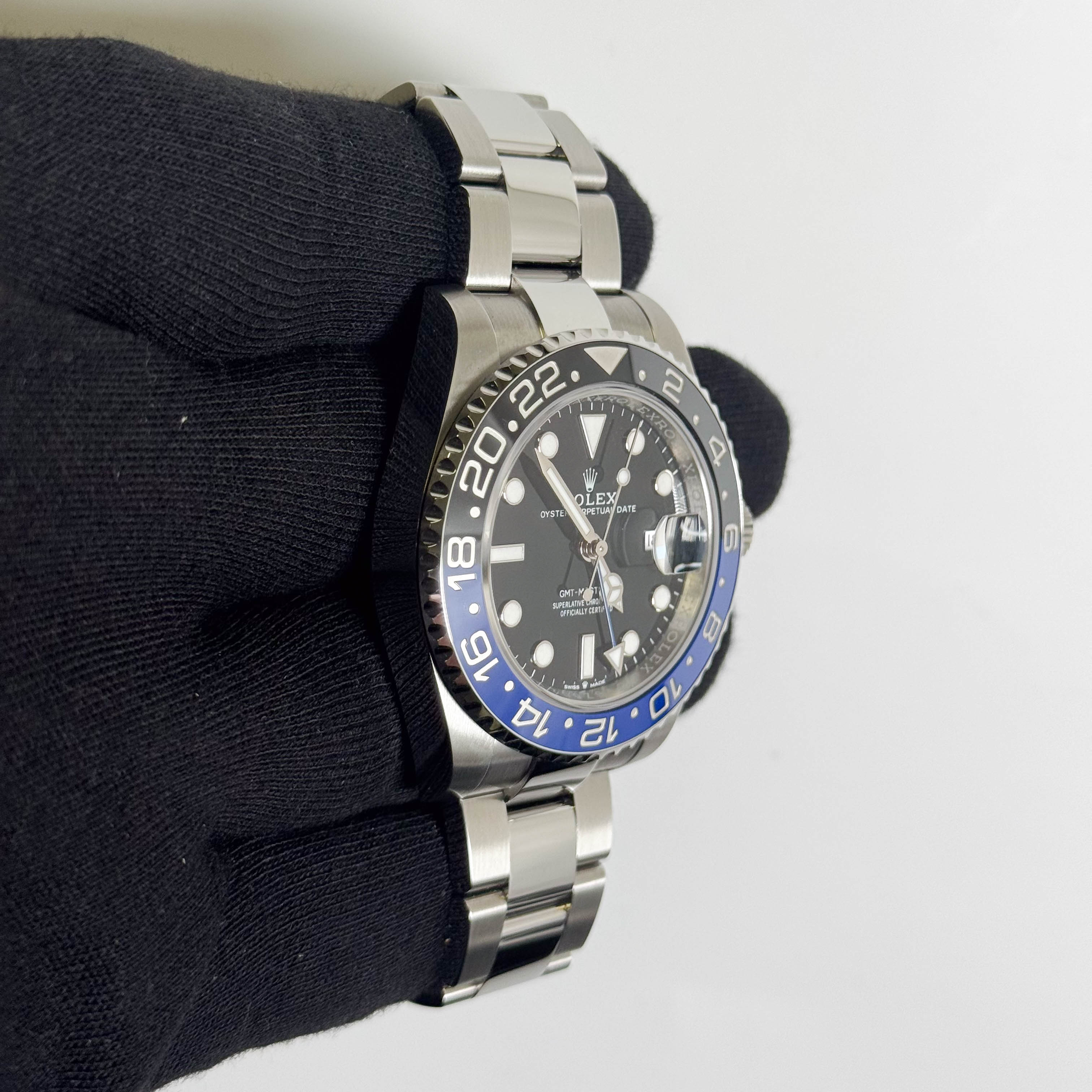 Rolex GMT Master II 40mm Black Dial Watch Ref# 126710BLNR