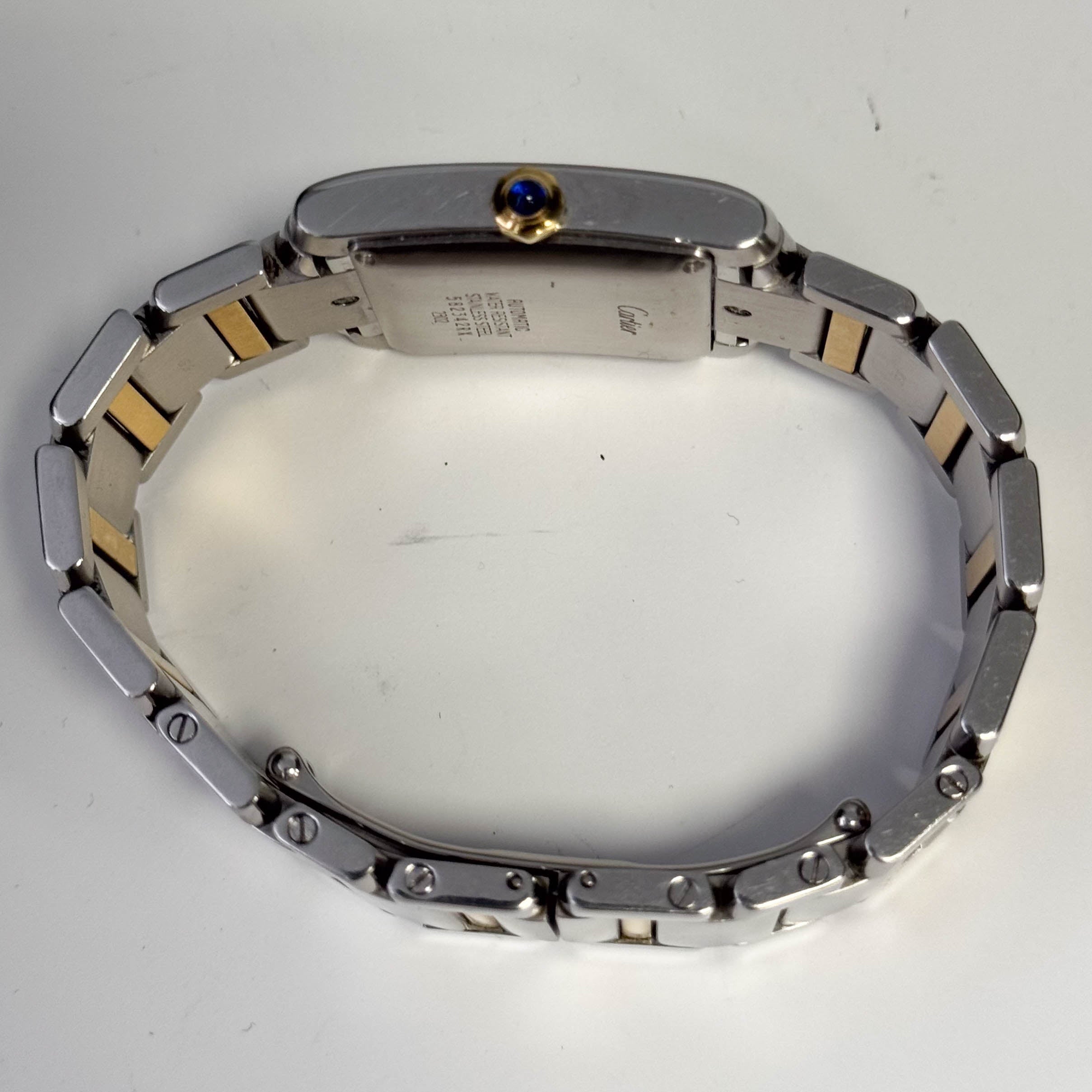 Cartier Tank Francaise 25mm Ivory Dial Watch Ref#W51005Q4