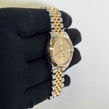 Rolex Datejust 31mm Champagne Dial Watch Ref# 278273