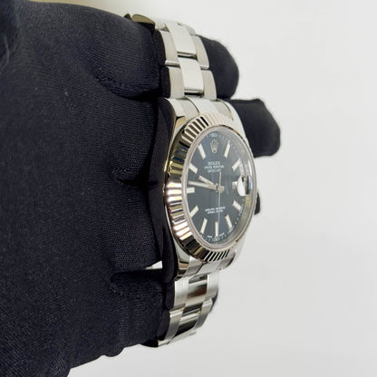 Rolex Datejust 41mm Blue Dial Watch Ref# 116334 - Happy Jewelers Fine Jewelry Lifetime Warranty