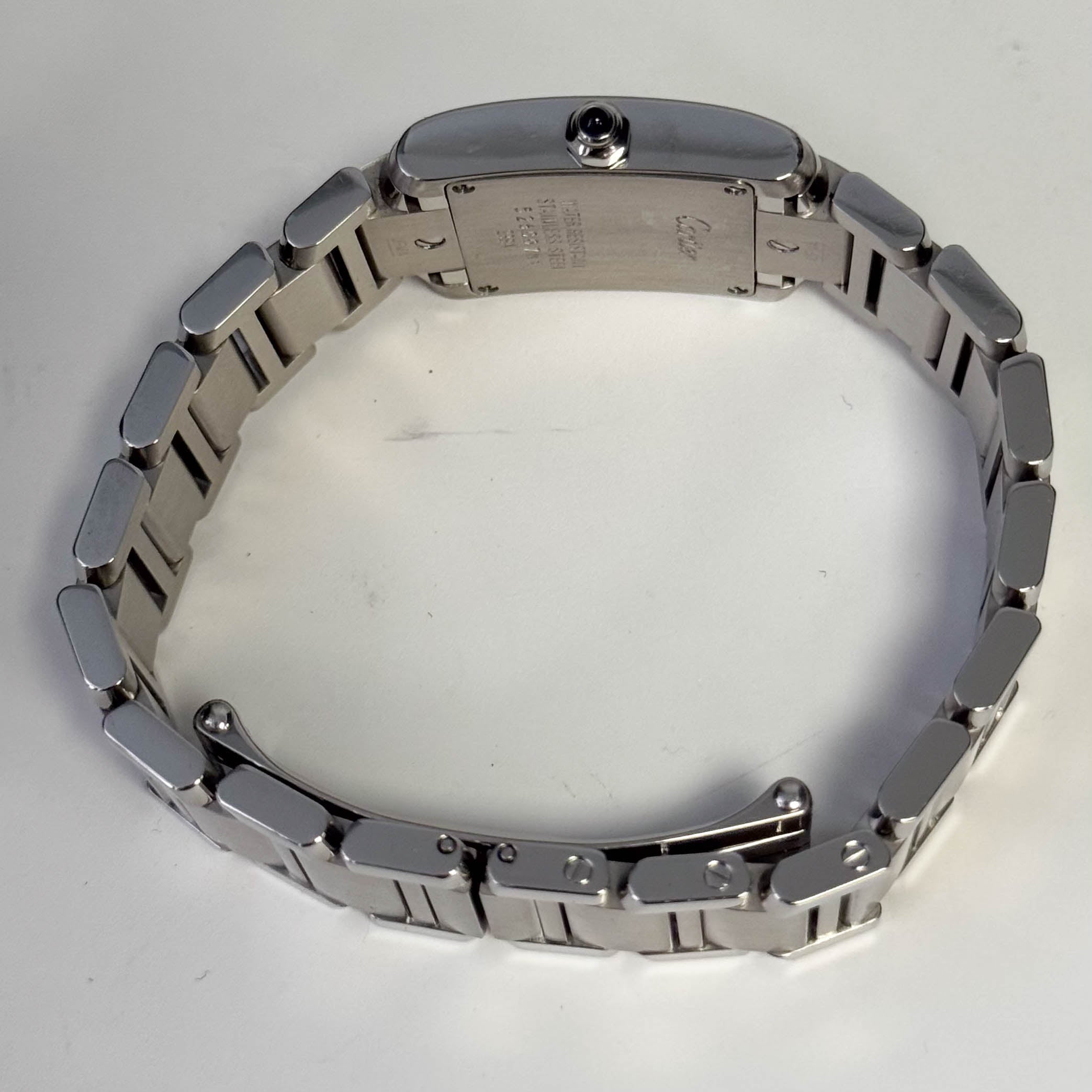 Cartier Tank 20mm Ivory Dial Watch Ref# W51008Q3