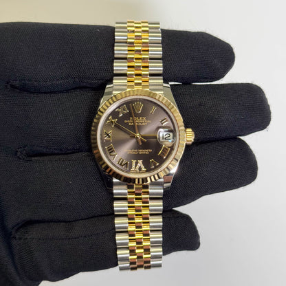 Rolex Datejust 31mm Rhodium Dial Watch Ref# 278273