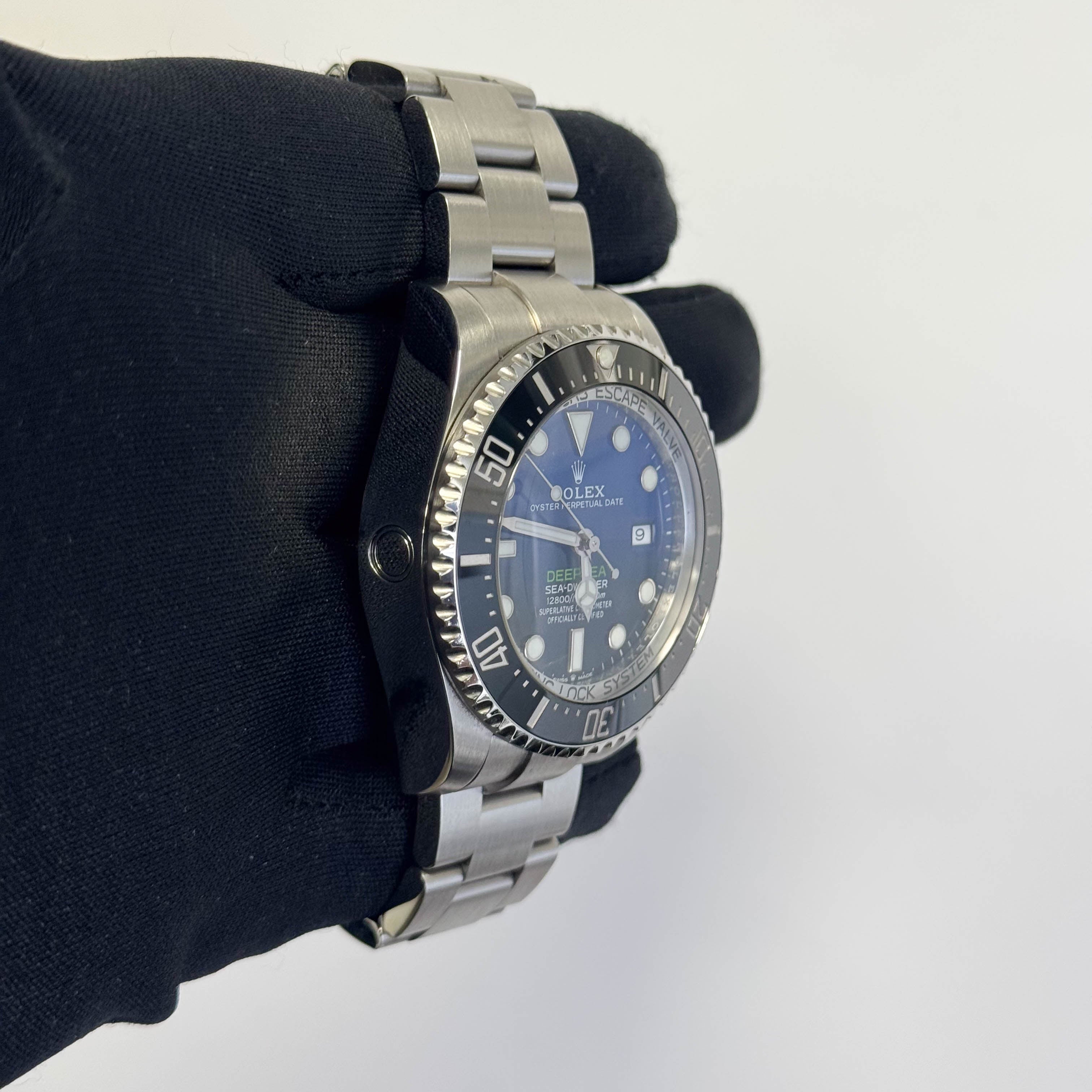 Rolex Sea-Dweller 44mm Blue/Black Dial Watch Ref# 126660 - Happy Jewelers Fine Jewelry Lifetime Warranty