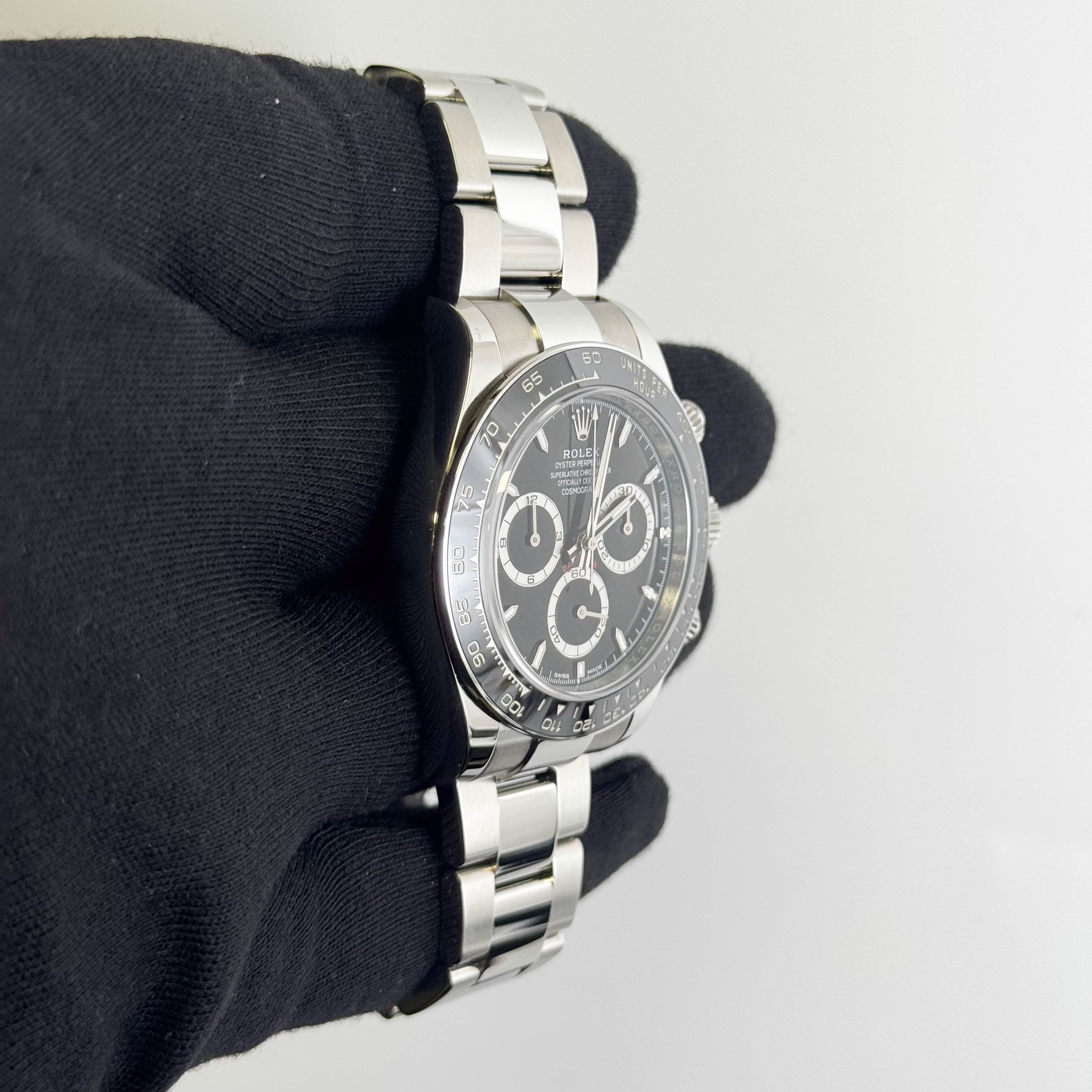 Rolex Daytona 40mm Black Dial Watch Ref# 126500LN