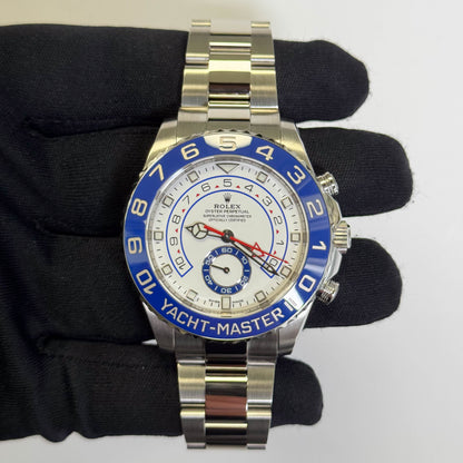 Rolex Yacht-Master II 44mm White Dial Watch Ref# 116680