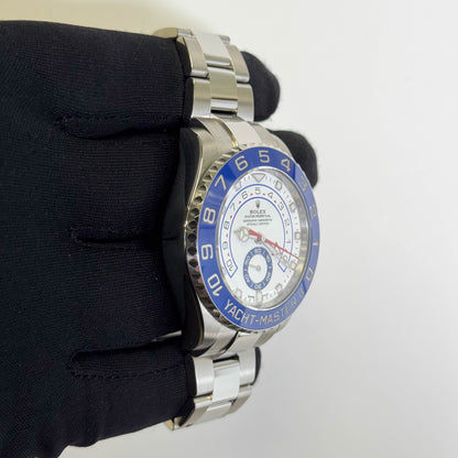 Rolex Yacht-Master II 44mm White Dial Watch Ref# 116680