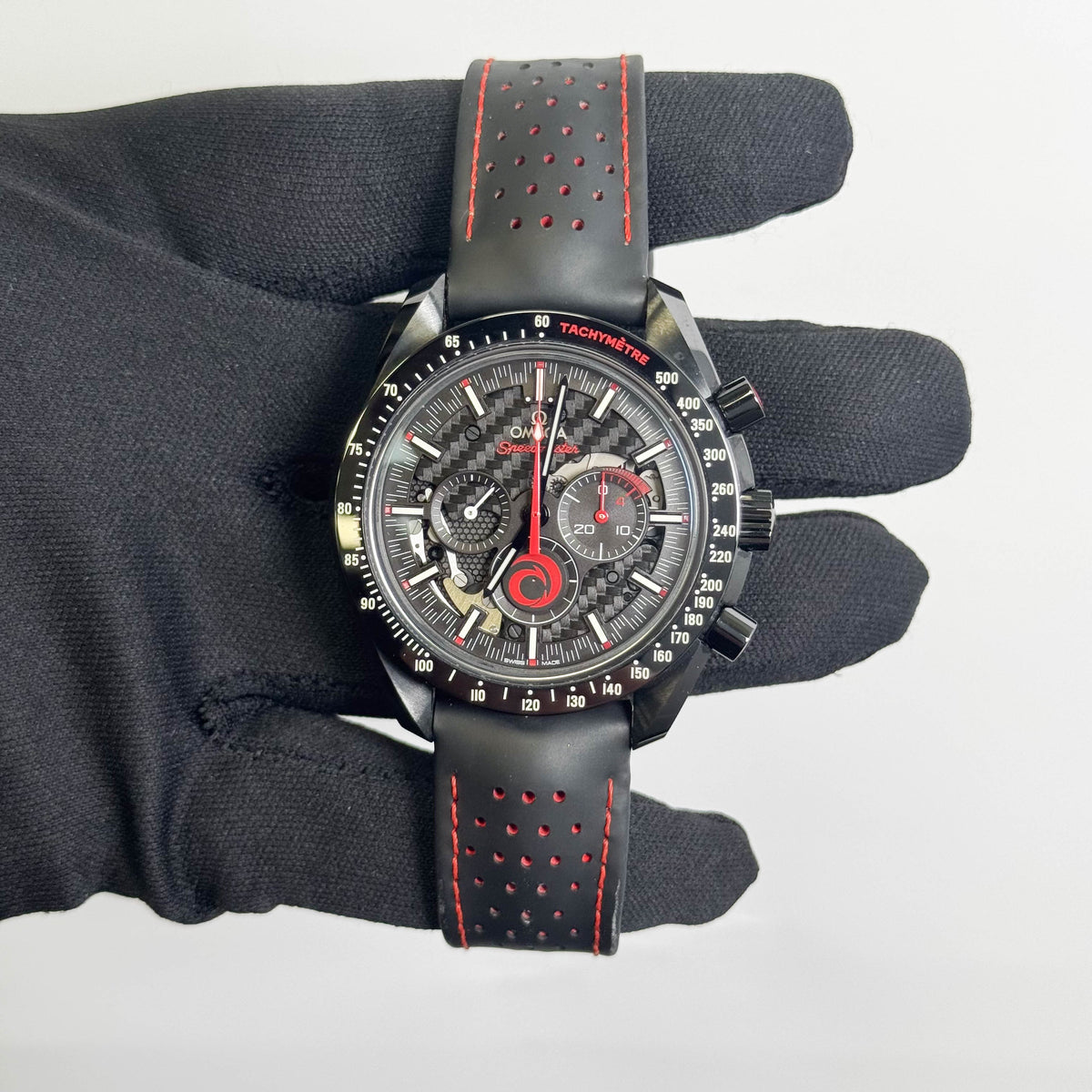 Omega Speedmaster "Dark Side of The Moon" Team Alinghi 44mm Black Dial Watch Ref: 311.92.44.30.01.002