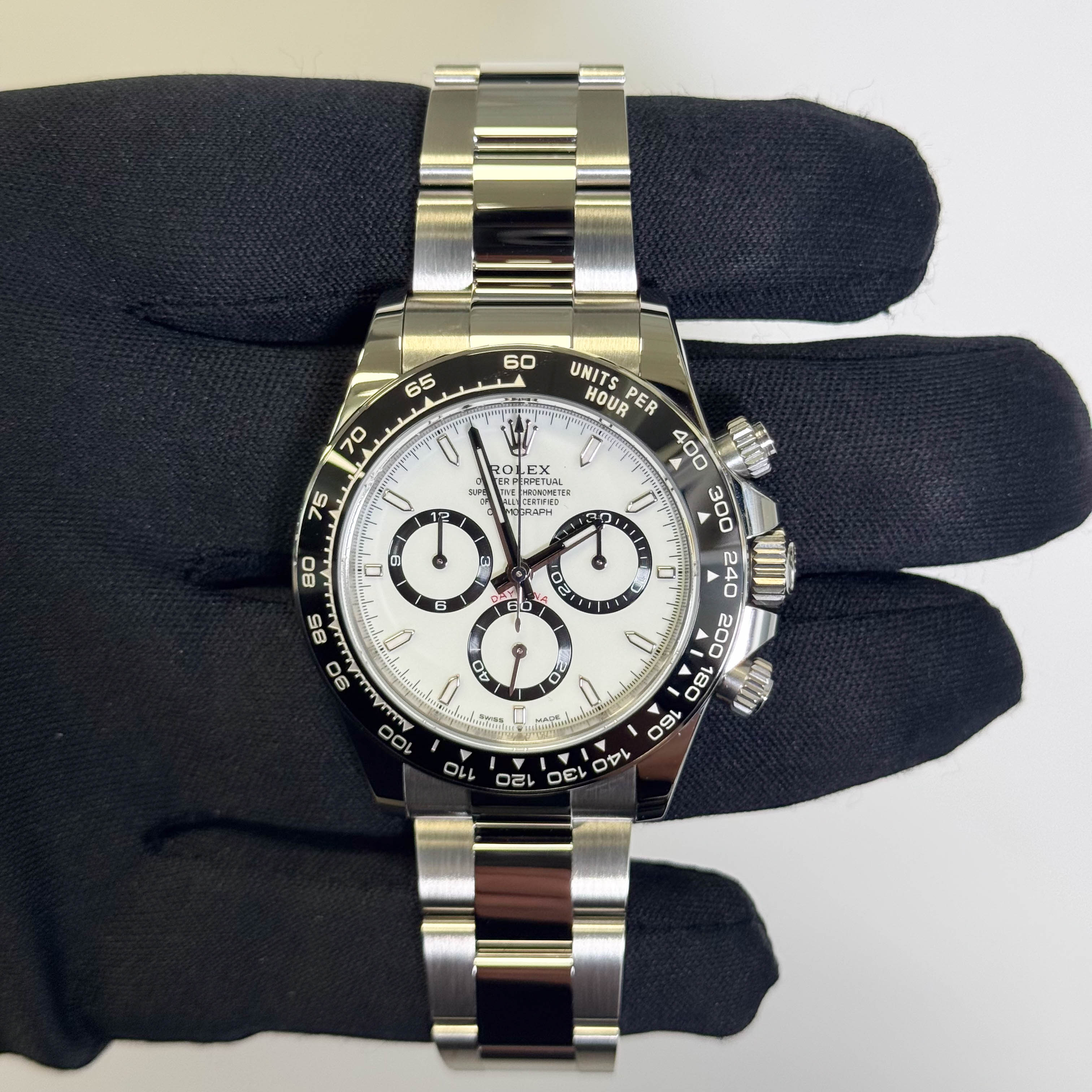 Rolex Daytona 40mm White Dial Watch Ref# 126500LN - Happy Jewelers Fine Jewelry Lifetime Warranty