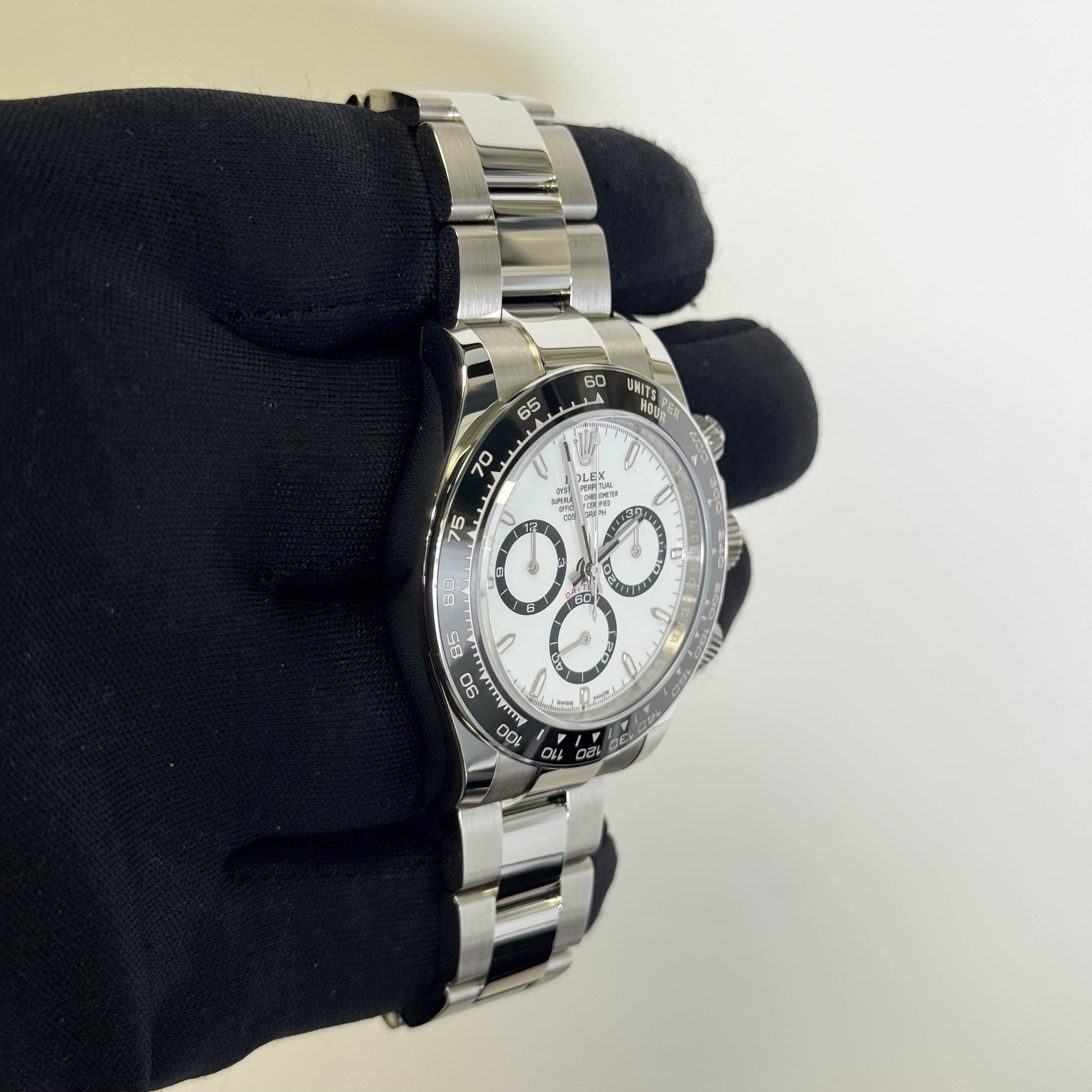 Rolex Daytona 40mm White Dial Watch Ref# 126500LN - Happy Jewelers Fine Jewelry Lifetime Warranty