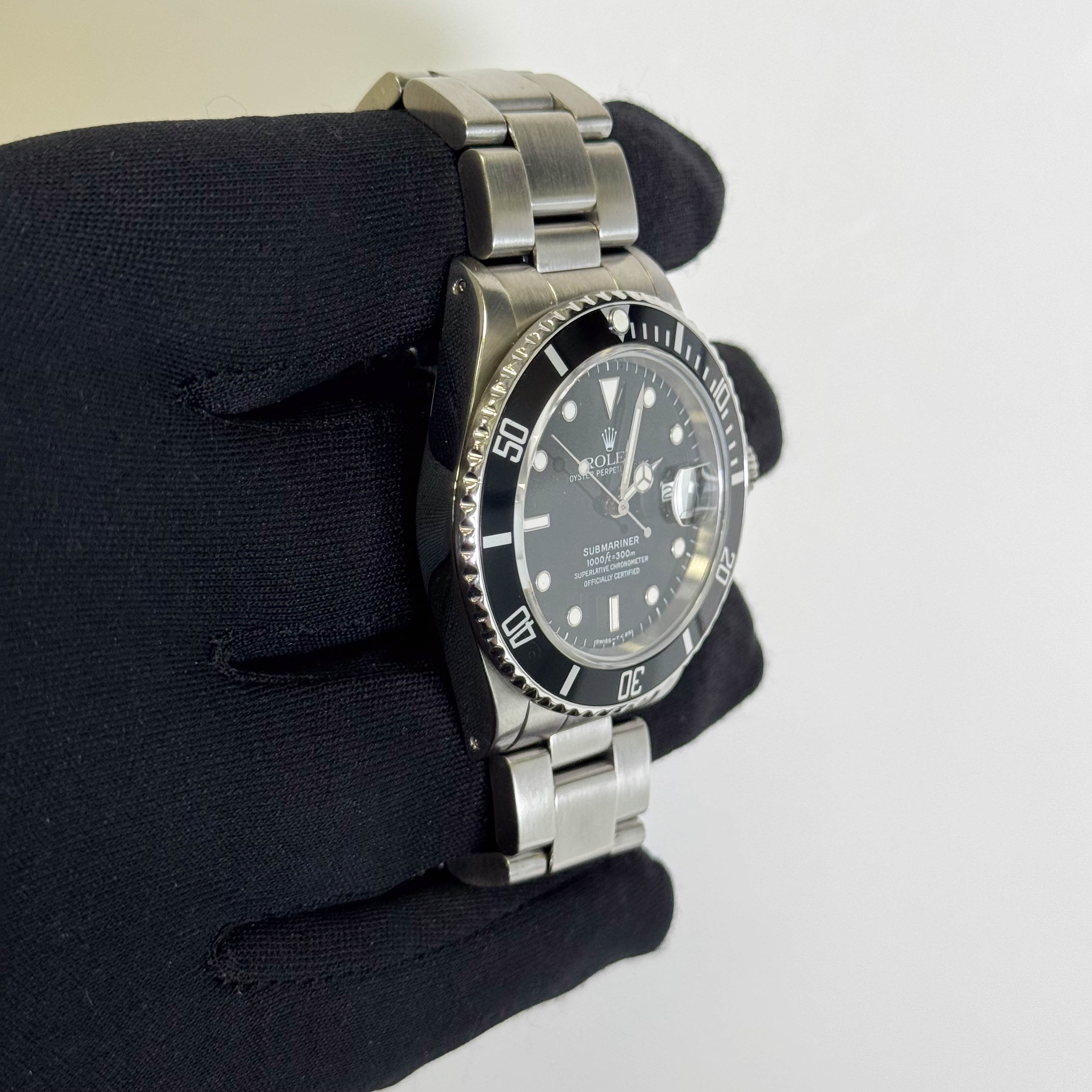 Rolex Submariner 40mm Black Dial Watch Ref# 16800