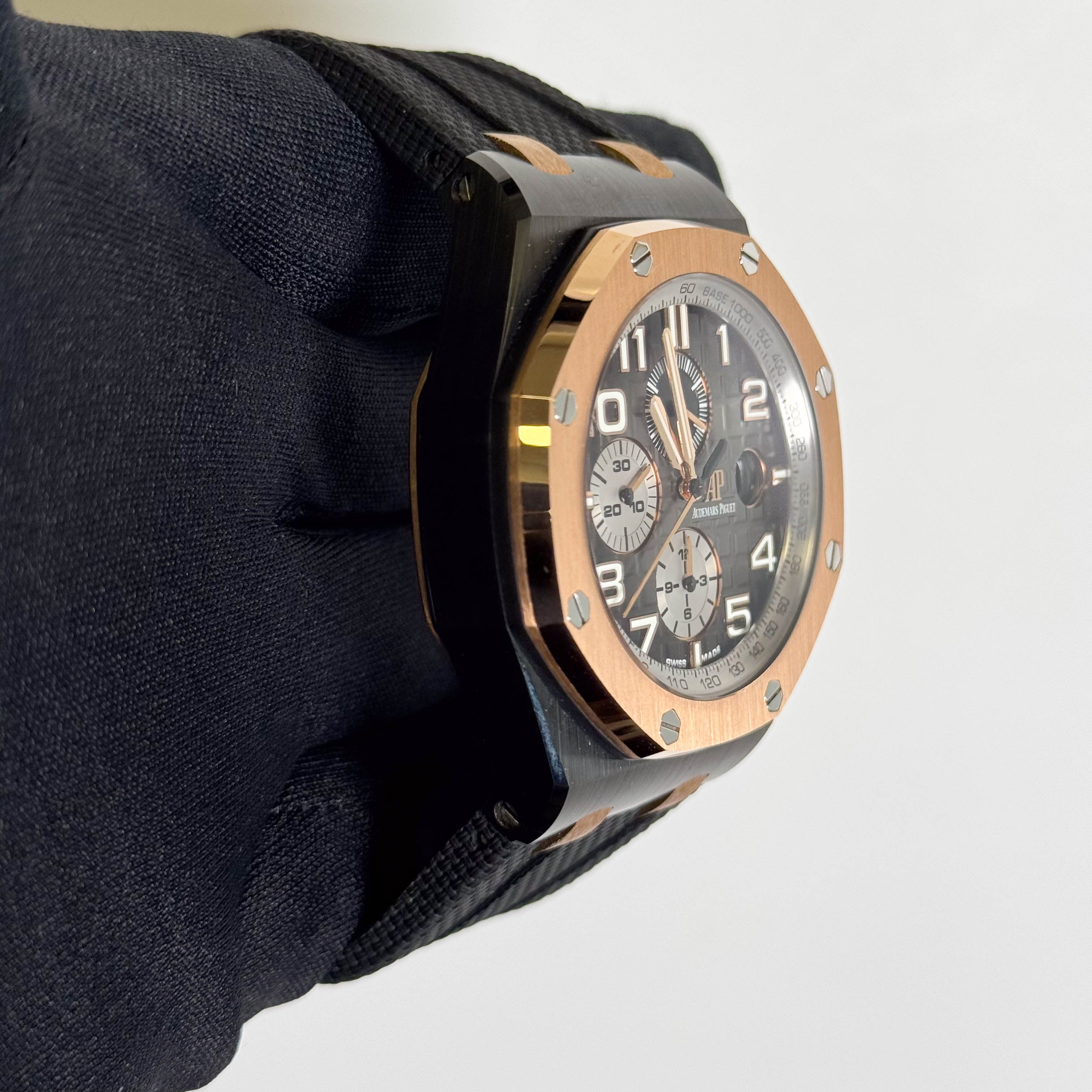 Audemars Piguet Royal Oak 44mm Grey Dial Watch Ref# 26405NR.OO.A002CA.01