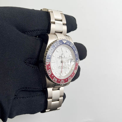 Rolex GMT-Master II "Pepsi" 40mm Meteorite Dial Watch Ref# 126719BLRO