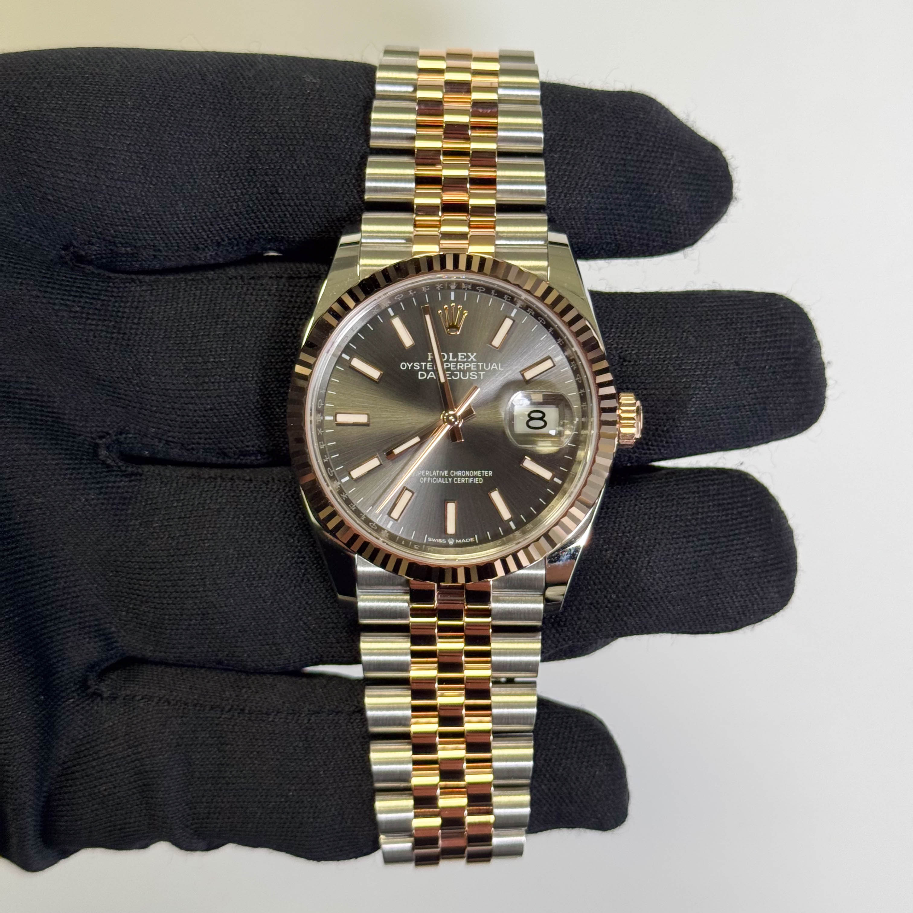 Rolex Datejust 36mm Rhodium Dial Watch Ref# 126231