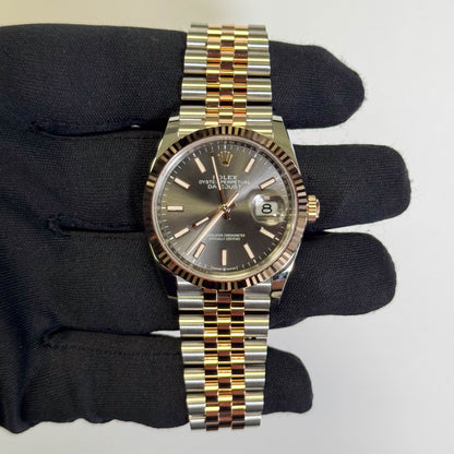 Rolex Datejust 36mm Rhodium Dial Watch Ref# 126231 - Happy Jewelers Fine Jewelry Lifetime Warranty