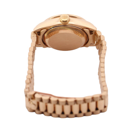 Rolex Datejust Yellow Gold 26mm Champagne Diamond Dial Watch Ref# 69138 - Happy Jewelers Fine Jewelry Lifetime Warranty