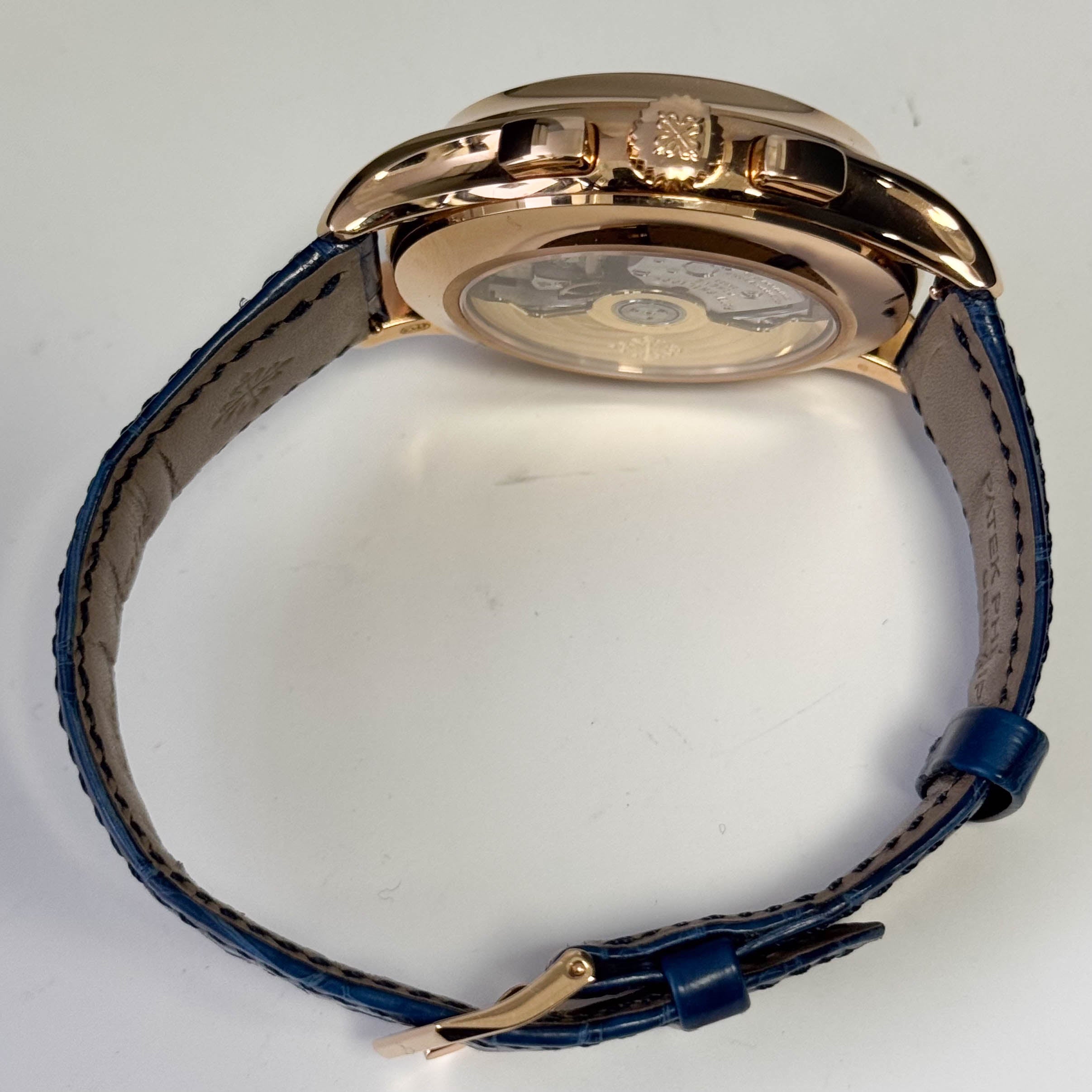 Patek Philippe Annual Calendar 42mm Blue Dial Watch Ref# 5905R-010