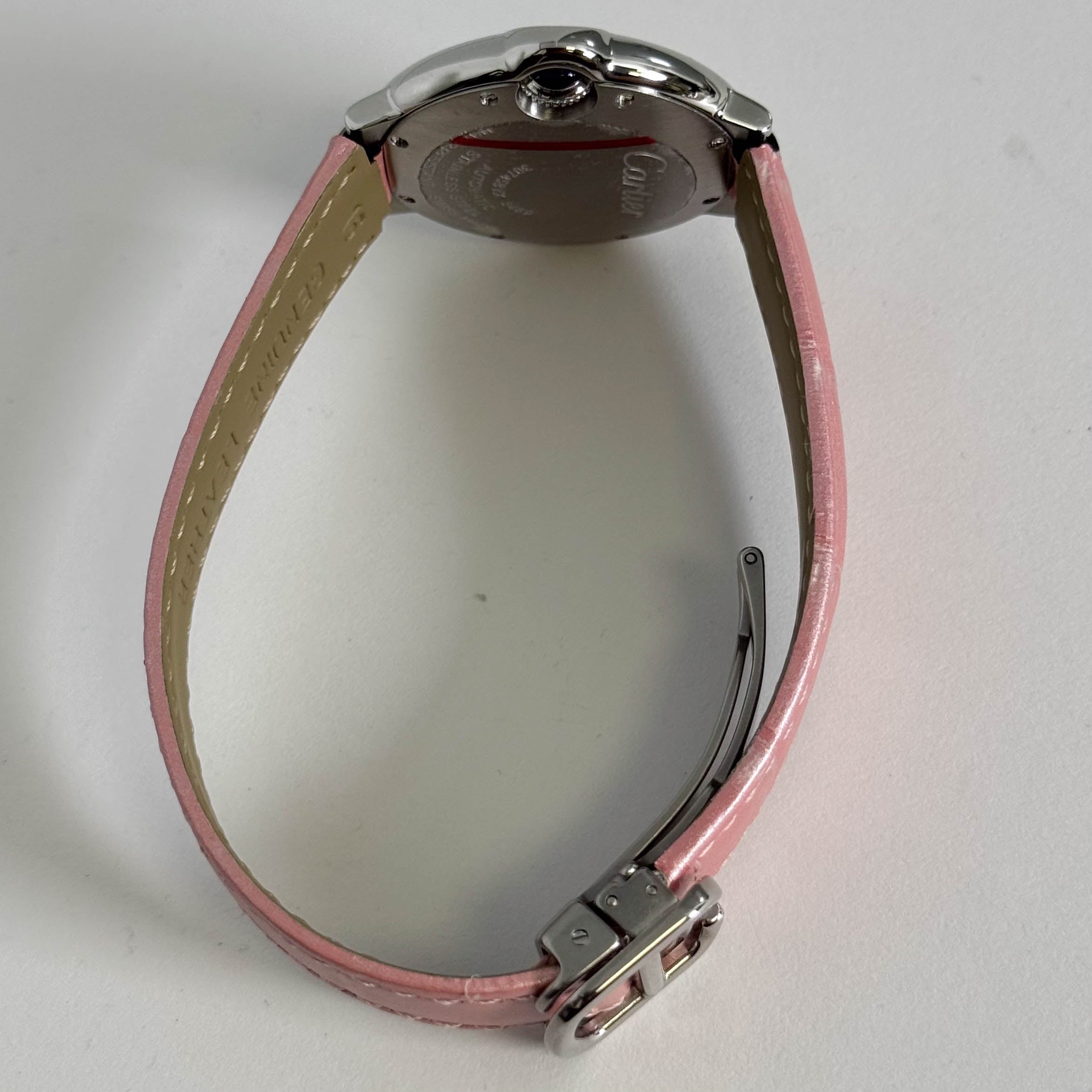 Cartier Ballon Bleu 33mm Pink Dial Watch Ref# WSBB0002