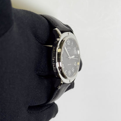 Hermes Clipper 39mm Grey Dial Watch Ref# CP2.810