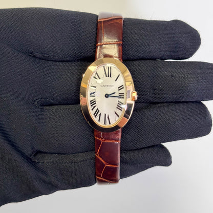 Cartier Baignoire 31mm Silver Dial Watch Ref# W8000007