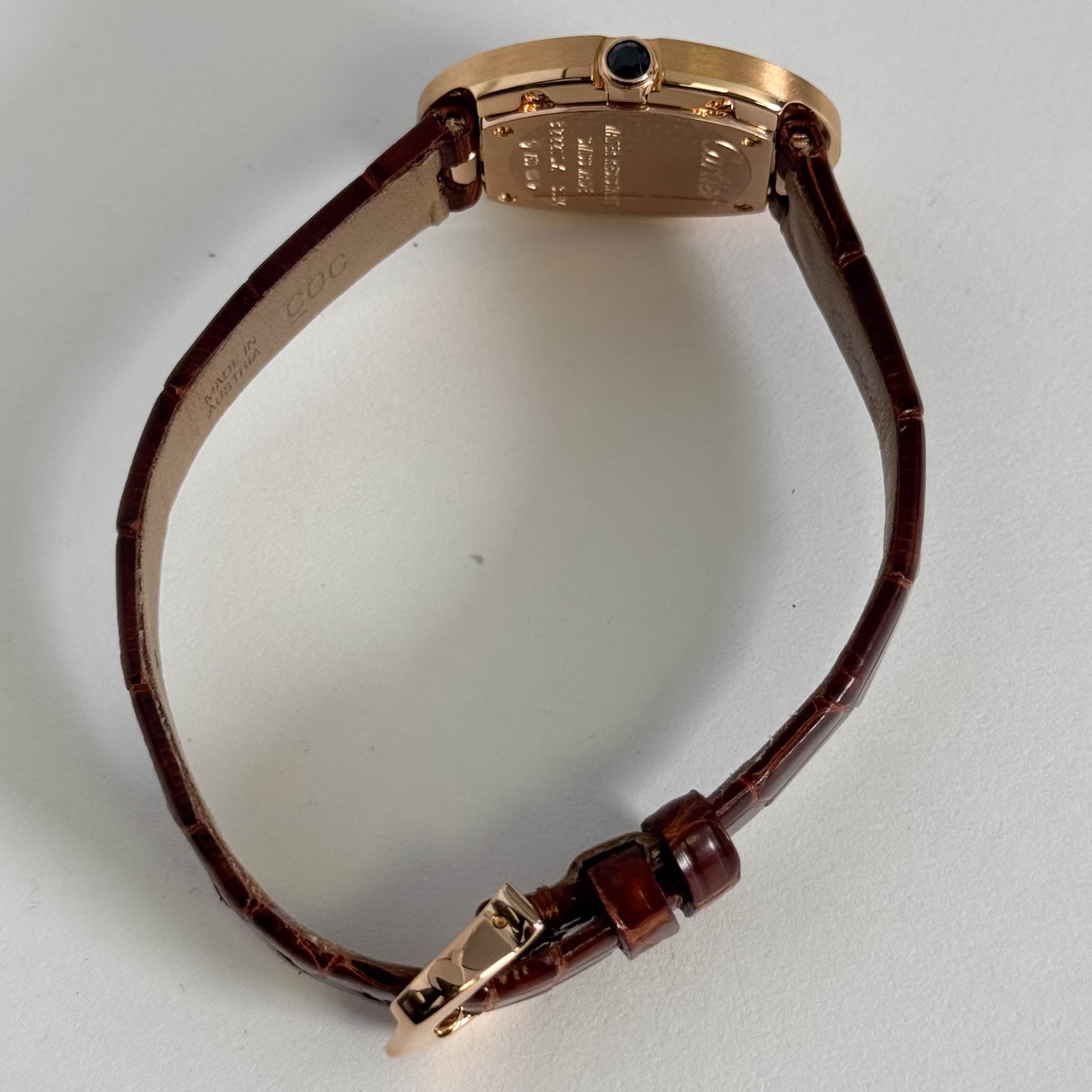 Cartier Baignoire 31mm Silver Dial Watch Ref# W8000007