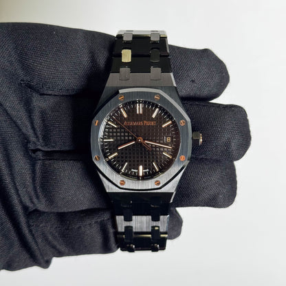 Audemars Piguet Royal Oak 34mm Black Dial Watch Ref# 77350CE.OO.1266CE.01