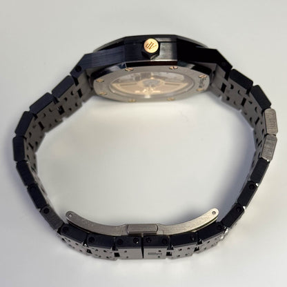 Audemars Piguet Royal Oak 34mm Black Dial Watch Ref# 77350CE.OO.1266CE.01