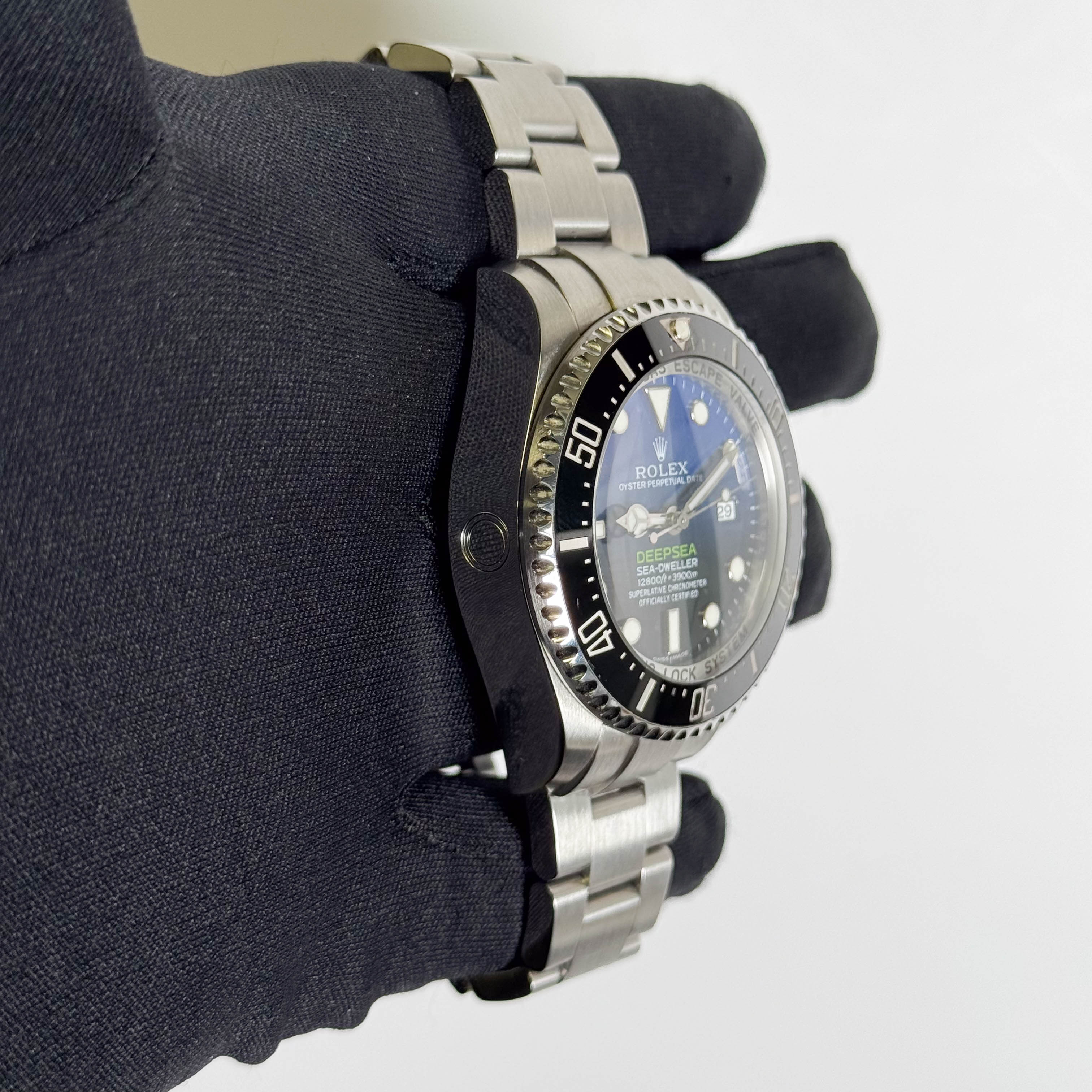 Rolex Sea-Dweller 44mm Black/Blue Dial Watch Ref# 136660 - Happy Jewelers Fine Jewelry Lifetime Warranty