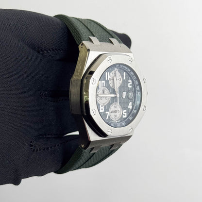 Audemars Piguet Royal Oak 42mm Green Dial Watch Ref# 26238TI.OO.A056CA.01