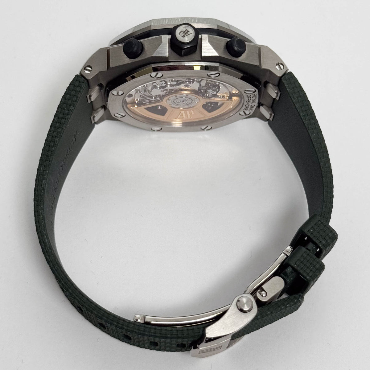 Audemars Piguet Royal Oak 42mm Green Dial Watch Ref# 26238TI.OO.A056CA.01