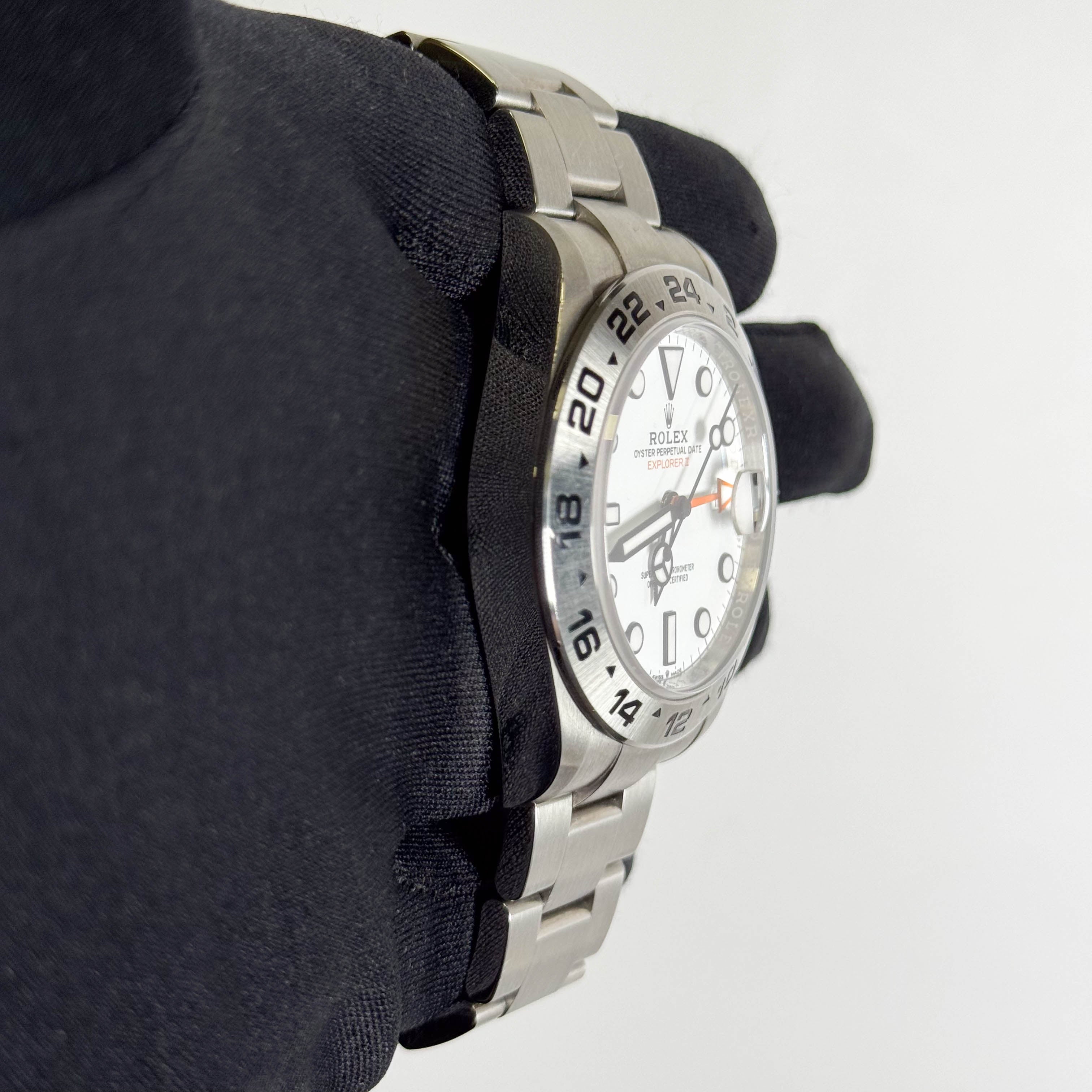 Rolex Explorer II 42mm White Dial Watch Ref# 226570