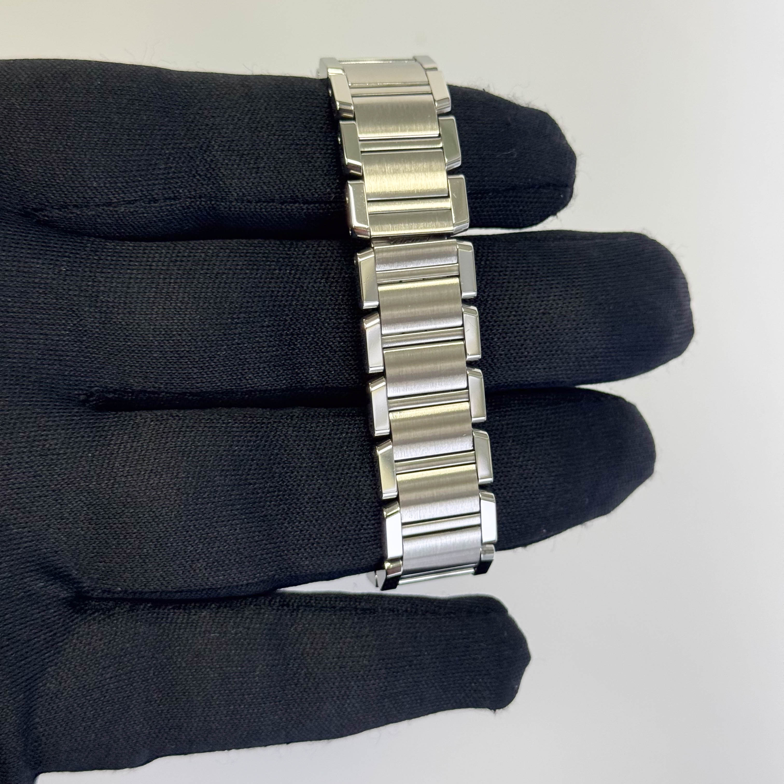 Cartier Tank Stainless Steel 20mm Ivory Dial Watch Ref# W51008Q3 - Happy Jewelers Fine Jewelry Lifetime Warranty