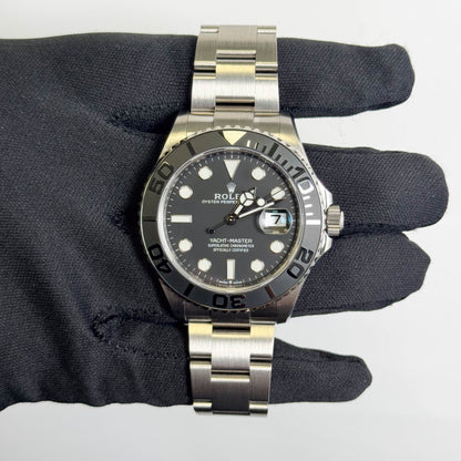 Rolex Yacht-Master 42mm Black Dial Watch Ref# 226627