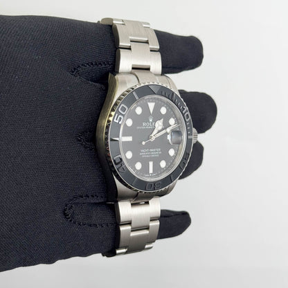 Rolex Yacht-Master 42mm Black Dial Watch Ref# 226627
