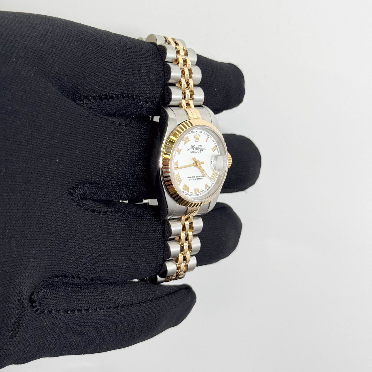 Rolex Datejust 26mm White Dial Watch Ref# 69173