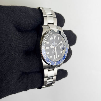 Rolex GMT-Master II "Batman" 40mm Black Dial Watch Ref# 126710BLNR