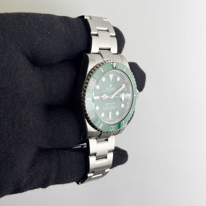 Rolex Submariner 40mm Green Dial Watch Ref# 116610LV