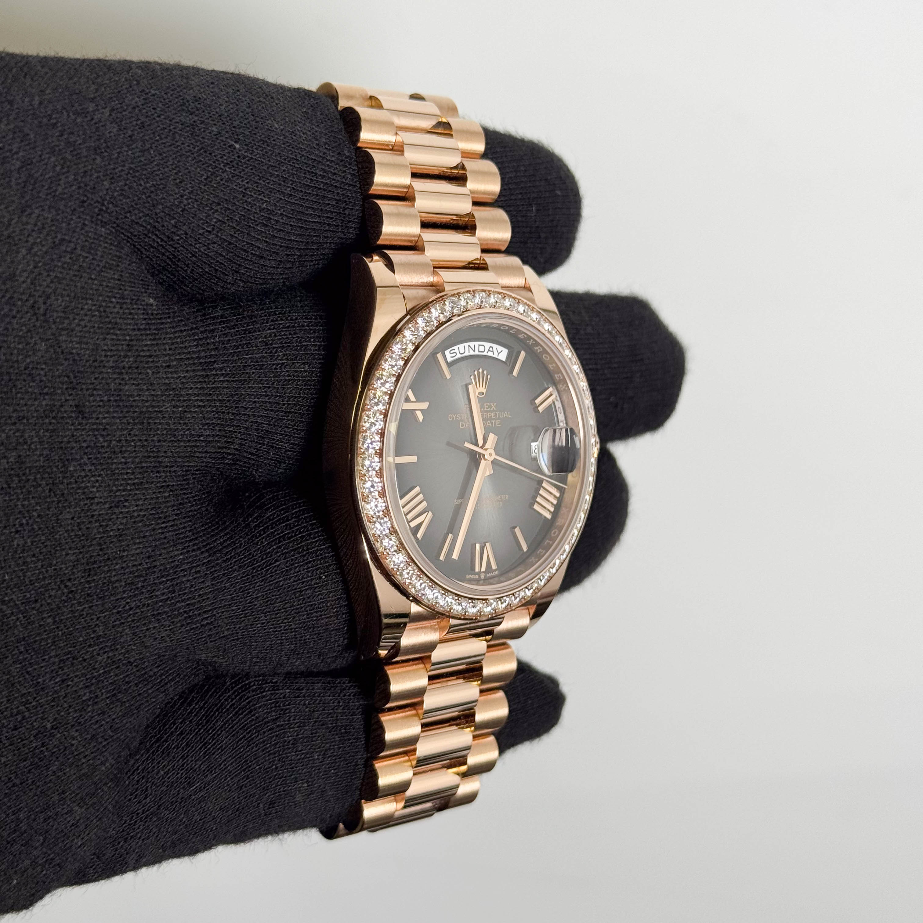 Rolex Day-Date 40mm Slate Ombre Dial Watch Ref# 228345RBR