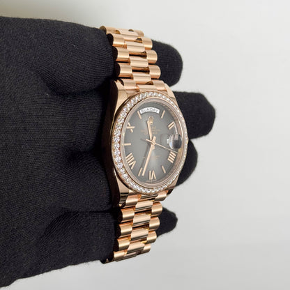 Rolex Day-Date 40mm Slate Ombre Dial Watch Ref# 228345RBR