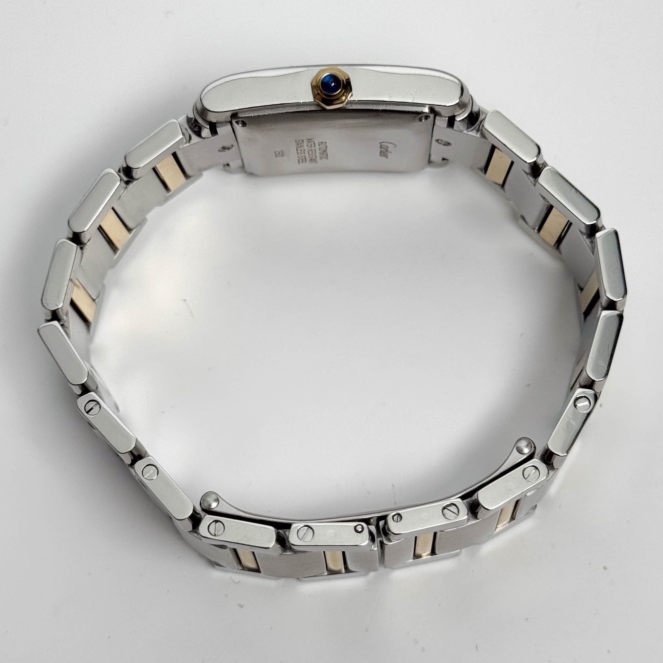 Cartier Tank Stainless Steel 32mm White Dial Watch Ref# W51005Q4 - Happy Jewelers Fine Jewelry Lifetime Warranty