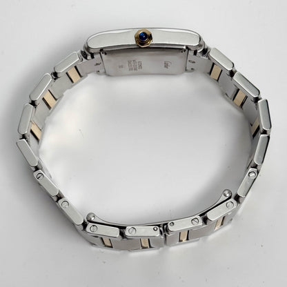 Cartier Tank Stainless Steel 32mm White Dial Watch Ref# W51005Q4 - Happy Jewelers Fine Jewelry Lifetime Warranty
