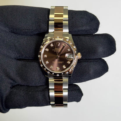 Rolex Datejust 31mm Chocolate Dial Watch Ref# 278341RBR - Happy Jewelers Fine Jewelry Lifetime Warranty