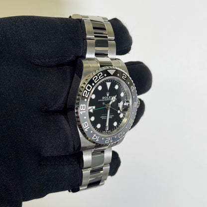Rolex GMT-Master II 40mm Black Dial Watch Ref# 126710GRNR - Happy Jewelers Fine Jewelry Lifetime Warranty