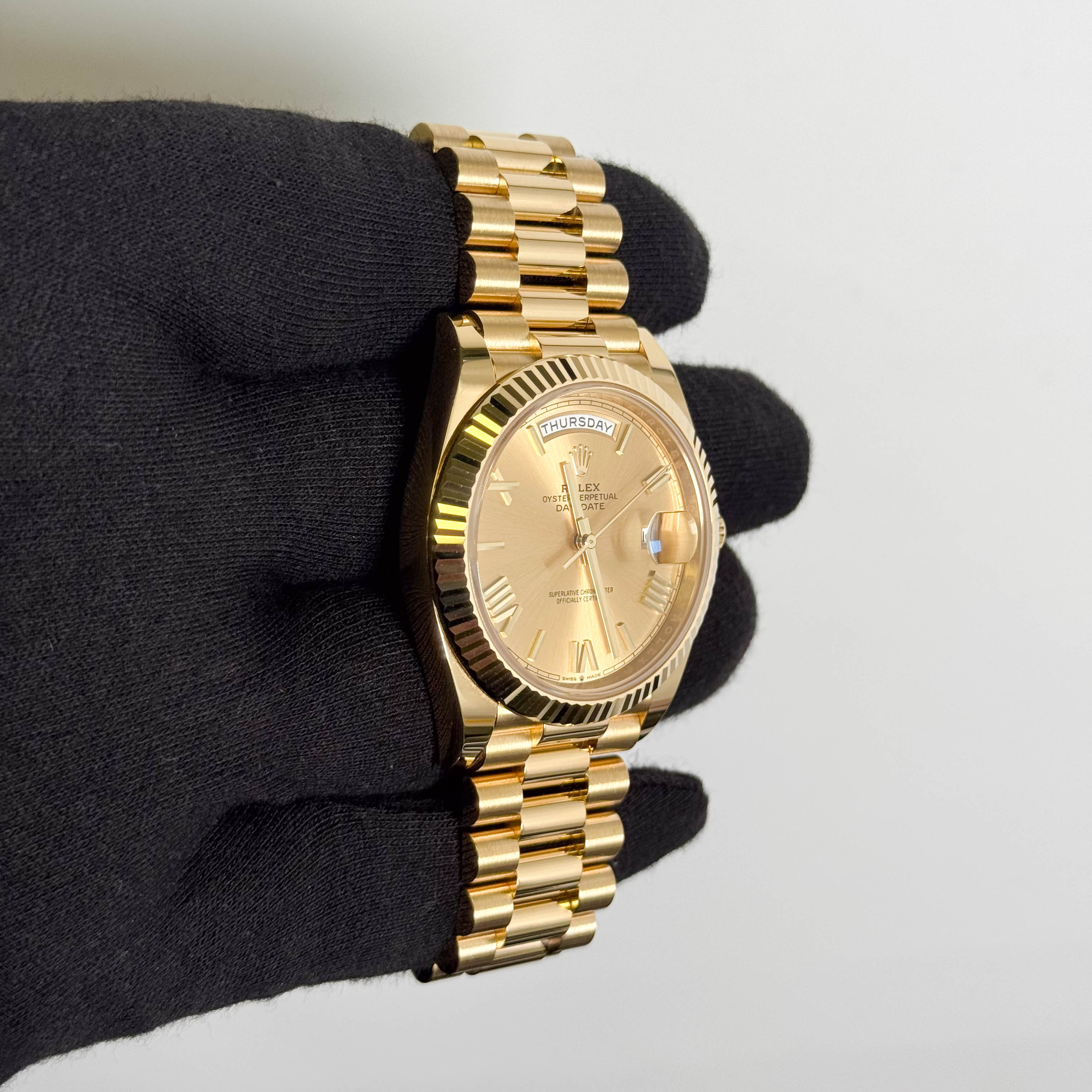 Rolex Day-Date 40mm Champagne Dial Watch Ref# 228238