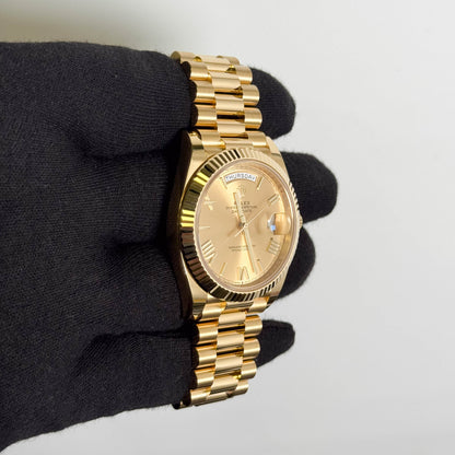 Rolex Day-Date 40mm Champagne Dial Watch Ref# 228238