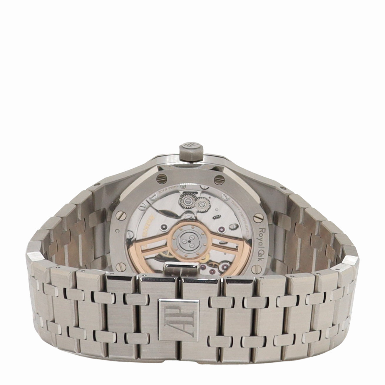 Audemars Piguet Royal Oak 41mm Stainless Steel White Grande Tapisserie Dial Watch Reference# 15500ST.OO.1220ST.04 - Happy Jewelers Fine Jewelry Lifetime Warranty