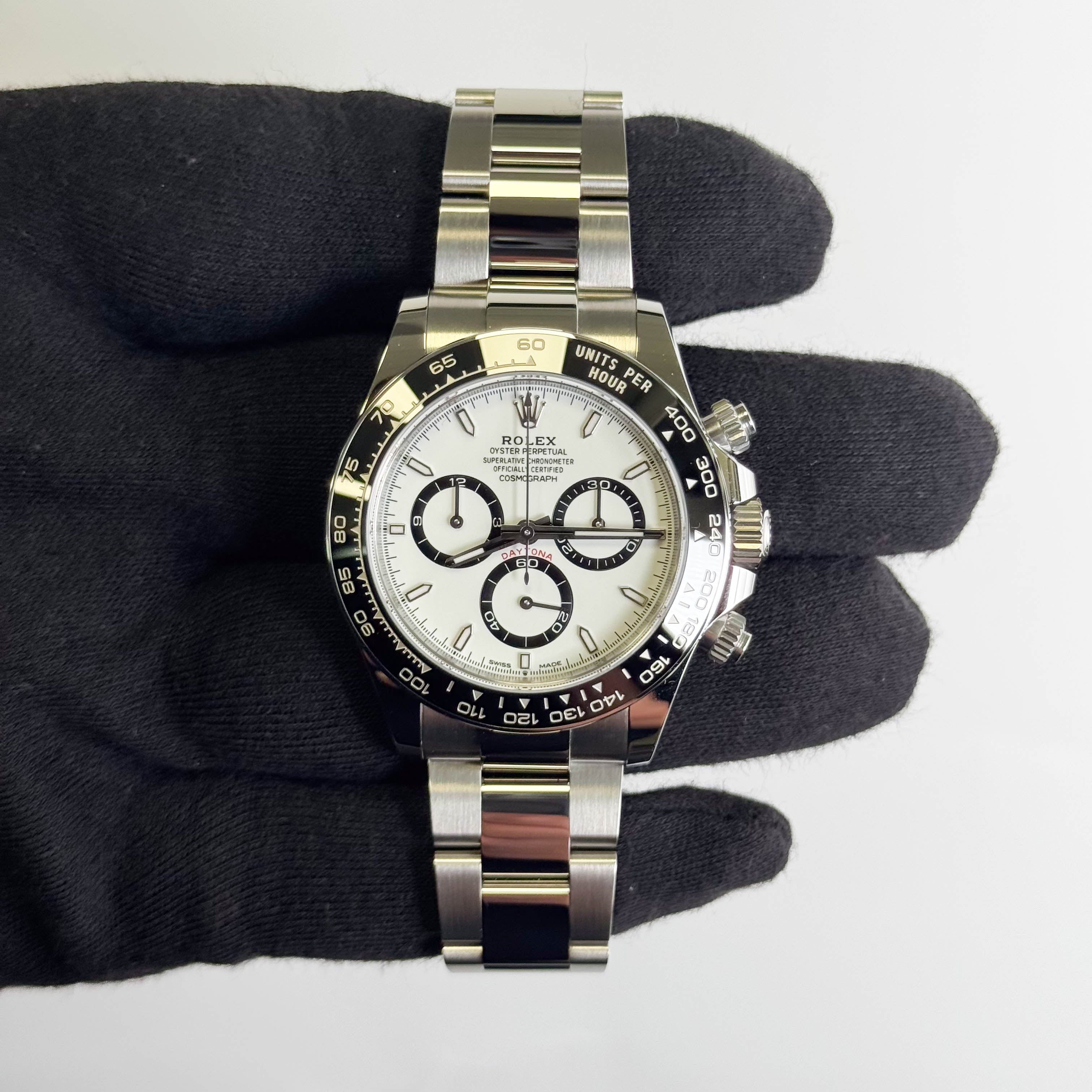 Rolex Daytona 40mm White Dial Watch Ref# 126500LN