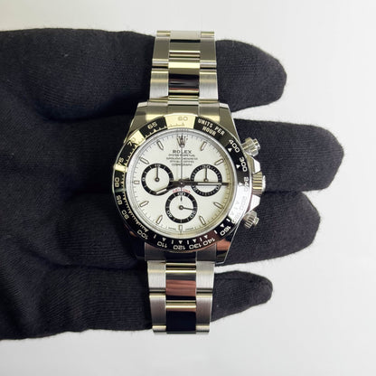 Rolex Daytona 40mm White Dial Watch Ref# 126500LN