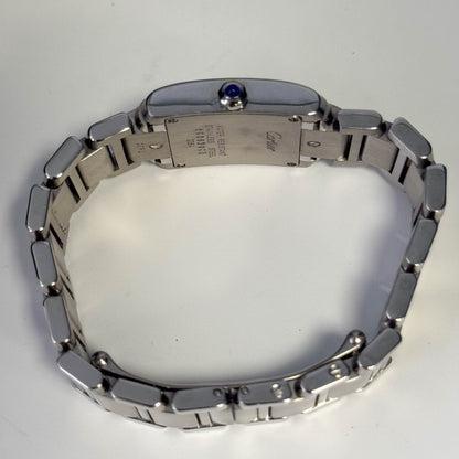 Cartier Tank 20mm Ivory Dial Watch Ref# W51008Q3