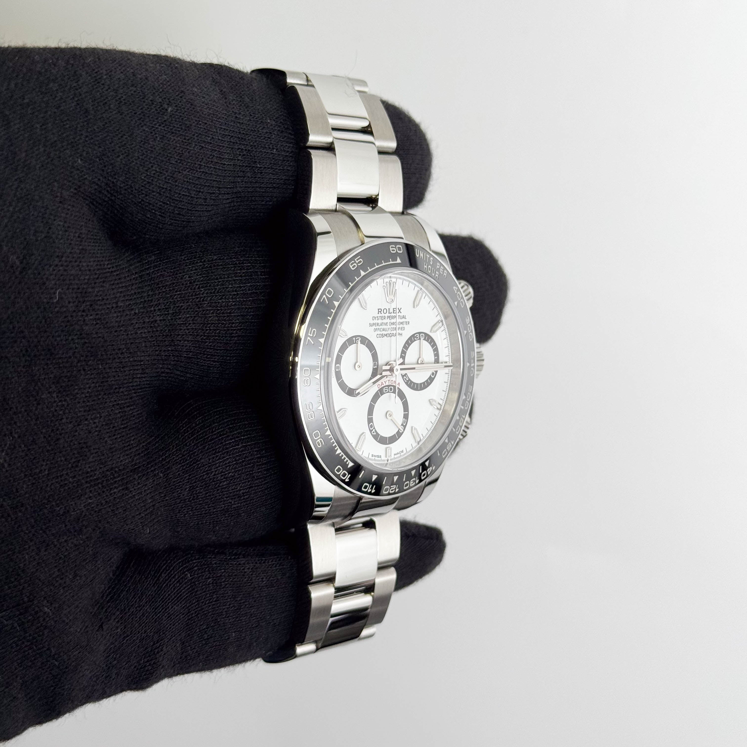 Rolex Daytona 40mm White Dial Watch Ref# 126500LN